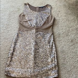 Gold sequined Dress